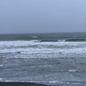 6月8日千葉北、東浪見の朝の波の画像
