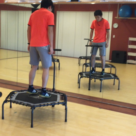 トランポリン　跳んでみませんか～？の画像