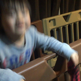 お兄ちゃんブーブに乗りたいの画像