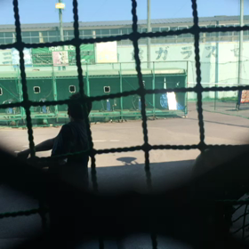 バッティングセンターの画像