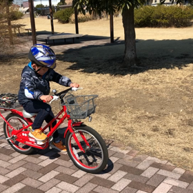 自転車乗れるようになったよ^_^の画像