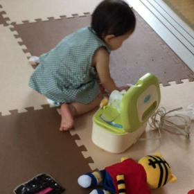 拭き拭きの画像