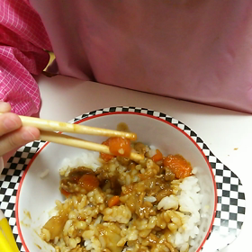 お箸デビューの画像