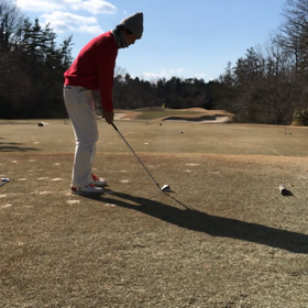 今日のラウンドは寒過ぎました(ｰ ｰ;)の画像