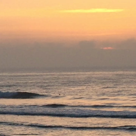 6月5日千葉北、東浪見の朝の波の画像