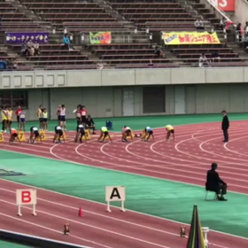 ６年男子100m予選の画像