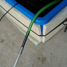 初エアコンとドラゴン稚魚の画像