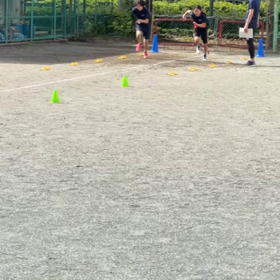 100m記録会(６年生 スタート付近)⑬の画像