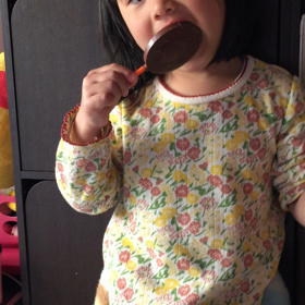 初めてのチョコの画像