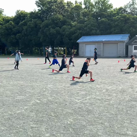 大股歩行③の画像