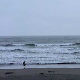 11月12日千葉北、東浪見の朝の波の画像