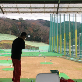 打ち納め  フェード練習の画像