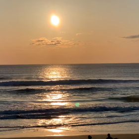 3月15日千葉北、東浪見の朝の波の画像