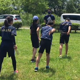 Ｂチームバトン練習①の画像