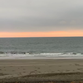 8月31日千葉北、東浪見の朝の波の画像