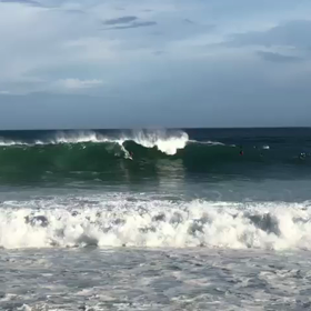 Home break. Isamu on the 5'8" Sumi shape. 15yearの画像