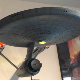 デカイ！1/400ＵSSエンタープライズ1701作った！の画像