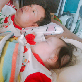 朝のベッドタイムの画像