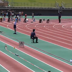 小学男子100ｍ予選の画像