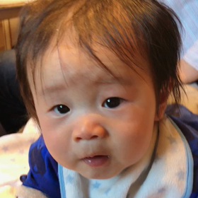 よだれでお遊びの画像