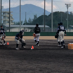 内野守備練習①の画像