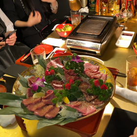 金粉焼肉で南原社長のお誕生日祝い☆の画像