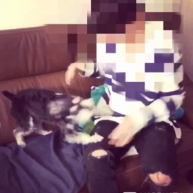 テンションMAXの画像