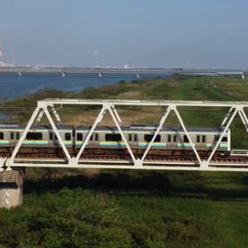 鉄道風景の画像