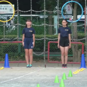 女子選考会(ゴール付近動画)⑥の画像