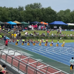 チャレンジトライアル男子100m④の画像