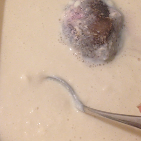 自家製豆乳ヨーグルト。1日粘ったらの画像