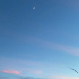 梅雨明け夕焼け空の画像