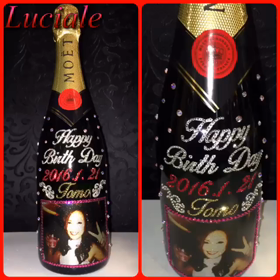 シャンパンボトルデコ★の画像