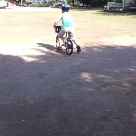 自転車練習②の画像