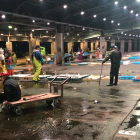 朝市は少なめ！の画像