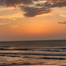 7月5日千葉北、東浪見の朝の波の画像