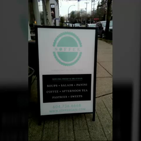 バンクーバー隠れ家的なcafeでのアフタヌーンティーの画像