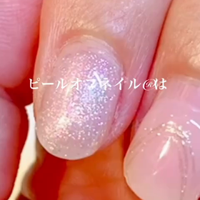 こうして剥がす...ジェルネイル☺︎御徒町ネイルサロン【ピールオフネイル®︎】の画像