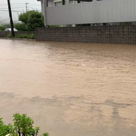 2023年7月10日　大雨の様子（音量注意）　の画像