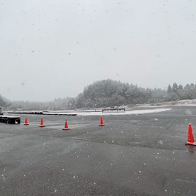 たまに雪がちらつきます❄2023.1.10の画像