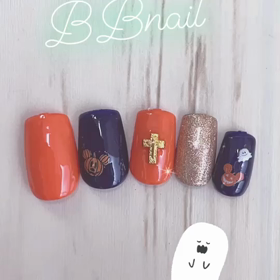 ハロウィンネイルの画像