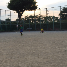 育成2.3年生リフティングテスト日の画像