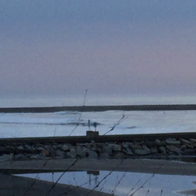 5月21日千葉北、東浪見の朝の波の画像