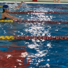 今日は久しぶりに夏帆のプール見学の画像