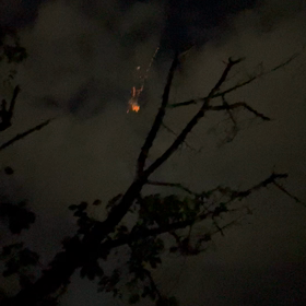 国際会館の花火の画像