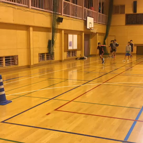 川越小 走り幅跳び練習(体育館)⑤の画像