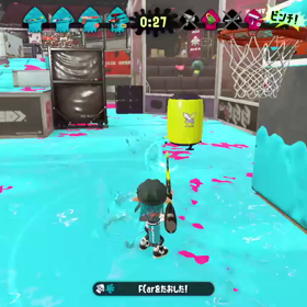 ナワバリでの練習の画像