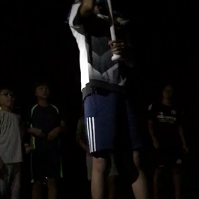 ブレッサジュニア合宿 ２日目～夜のすいか割り②～の画像