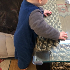 生後6ヶ月と11日☆立っちの特訓の画像