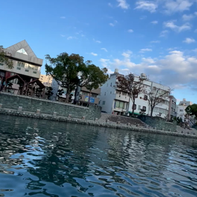 遊覧船初乗りの画像